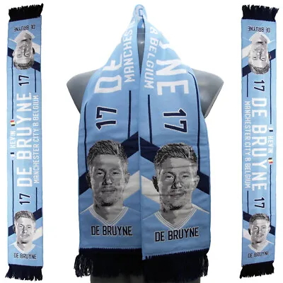 Kevin De Bruyne City Scarf Woven HD Wall Banner Fan Made Product From Manchester • £11.99