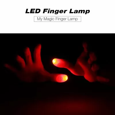 2pcs LED Finger Lamp Thumbs Light Magic Light Up Finger Magic Trick Fake Finger • $9.88