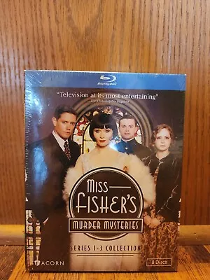 Miss Fisher's Murder Mysteries Blu-Ray Sets : Series 1+2+3 Slipcover BRAND NEW  • $50