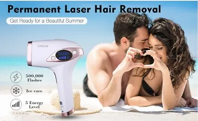 IMENE Unisex Permanent Hair Removal Imene 500000 Flashes IPL Model T3 For W/M • $65