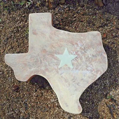 Texas Stepping Stone Concrete Mold 23  X 22  X 2  Huge! Poly Plastic Cast 100's • $89.95