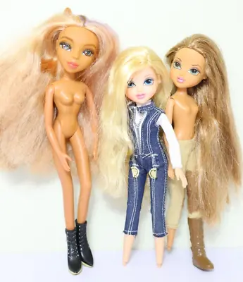 Misc Doll Bundle - 2x Moxie Girlz & 1x Mystikats Kalani Dolls • $15.76