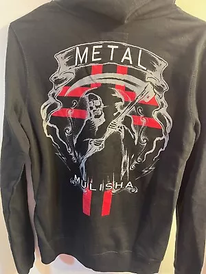 Vintage Metal Mulisha  Zip Up Hoodie Jacket Size Large Grim Reaper • $30