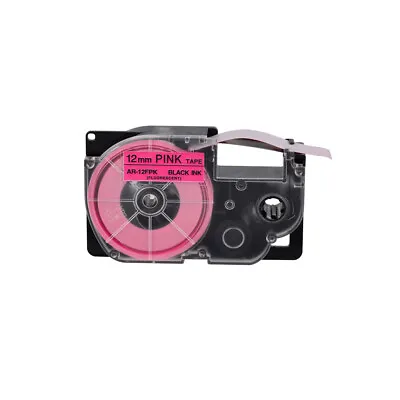 £9.59 • Buy 1PK Fluorescent Pink Tape Cartridge XR-12FPK For Casio KL-60 EZ Label Printer
