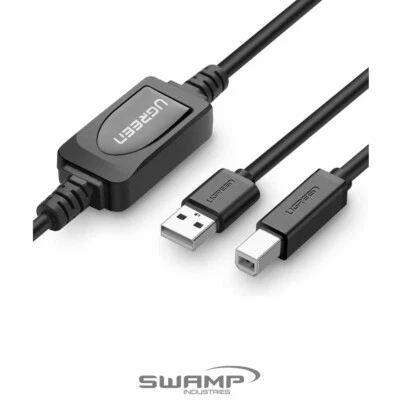 $23.99 • Buy UGREEN USB Type-A Male To USB Type-B Male Active Printer Cable - 10m