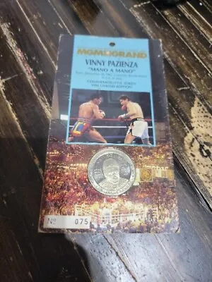 1994 MGM Grand Las Vegas Vinny Pazienza “Mano A Mano”Commemorative Token • $20