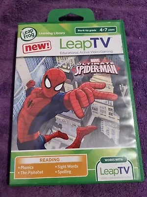 Leap Frog LeapTV Learning Library Game Spider-Man For Ages 4-7 Years Educational • $29.50