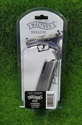 Walther P22 .22 LR Standard 10 Rounds Mag Magazine W/o Finger Rest - 512602 • $37.30