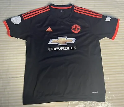 Manchester United 2015/16 Adidas Third Football Shirt Size Mens XL #9 Martial • £29.99