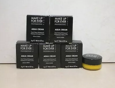 Make Up For Ever Aqua Cream Waterproof Cream Color 24 0.21 Oz ~ 5 Pc Lot ~ Nib • $15