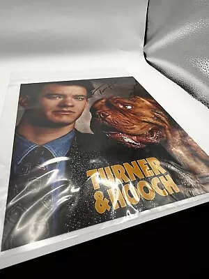 🔥Tom Hanks Signed Turner And Hooch Movie Photo W/coa Awesome!! • £154.37