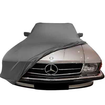 Indoor Car Cover Fits Mercedes-Benz R107 SL Bespoke Stuttgart Grey Cover With... • $200.99