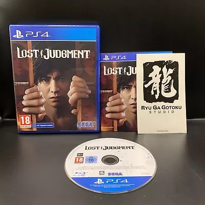 Lost Judgement Like New Playstation 4 PS4 With PS5 Upgrade Ryu Ga Gotoku Yakuza • $47.45