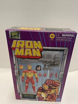 Marvel Legends Series Deluxe Retro Iron Man 6  Action Figure Brand New • $37.99