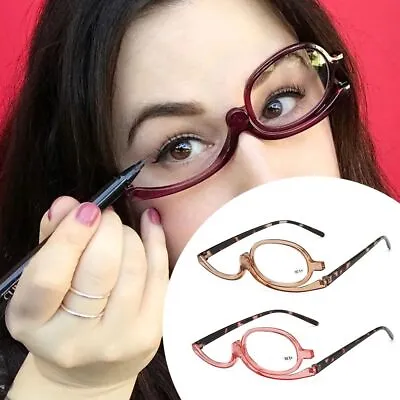 Vision Care Rotating Makeup Reading Glasses Cosmetic Glasses  Woman • £4.22