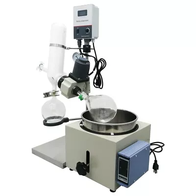 $709 • Buy Lab Rotary Evaporator 2L Manual Vacuum Distillation Equipment Rotary Evaporator
