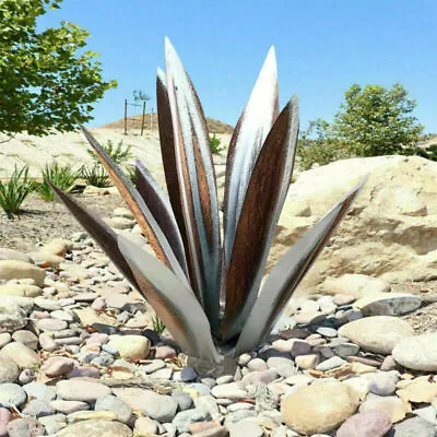 DIY Metal Art Tequila Rustic Statue Garden Yard Sculpture Home Decor 9 Leaves • $22.99