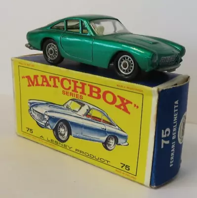 1960s Matchbox Regular Wheels #75 Thunderbird In Original Box Lesney England • $7.29
