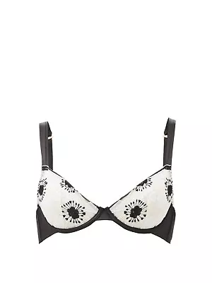 BNWT Myla London Winchester Road Back And Cream Lace Bra Size 34DD RRP £145 • £50