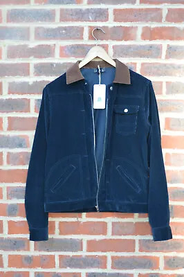 **AWESOME SAUCE* A.P.C (APC) Mens Contrast Collar Corduroy Jacket EXTRA SMALL XS • $198.92