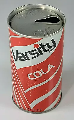 Vintage Varsity Cola Soda Pop Can Straight Steel Graf's Milwaukee WI • $7.99