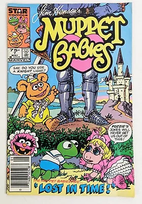 Muppet Babies #7 ORIGINAL Vintage 1986 Marvel Comics LOST IN TIME Knight  • $12.99