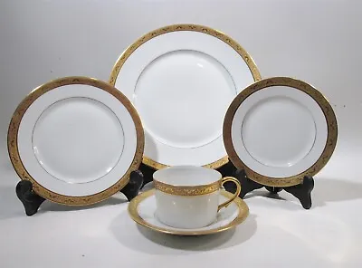 Luxe Raynaud Limoges France Ambassador Or 20 Piece Service For 4 • £684.10