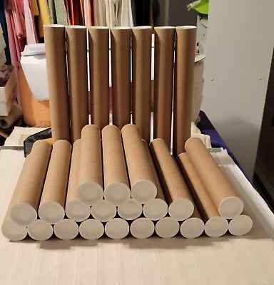27 2  X 15  Cardboard Shipping Mailing Tube Tubes Cores With End Caps • $29