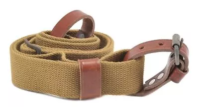 Russian 91/30 Mosin Nagant Rifle Sling Dated 1943 Dark Khaki • $19.99