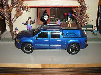 RARE Custom Color Lifted Plastic GMC Sierra Denali Toy Pickup Truck 1:24 Blue • $199.99