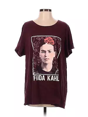 Frida Kahlo Women Red Short Sleeve T-Shirt 3 • $16.74
