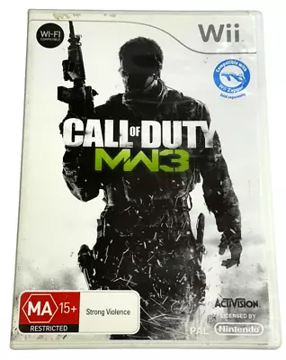 Call Of Duty MW3 Nintendo Wii PAL *Complete* Wii U Compatible • $14.90