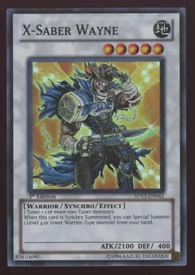 Yugioh X-Saber Wayne #5DS3-EN042 1st Edition Super Rare • $1.29