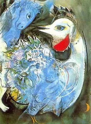 Marc Chagall Feathers In Bloom Open Edition • $17.99