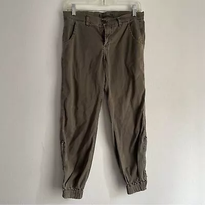 J Brand Olive Green Slouchy High Waisted Jogger Cargo Style Pants • $30