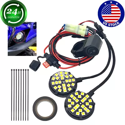 For 2019-2024 Yamaha Grizzly 90 LED Headlight Light Kit W Switch Left Right • $32