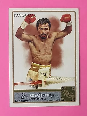 $15 • Buy Manny Pacquiao 2011 Topps Allen & Ginters Rookie Card