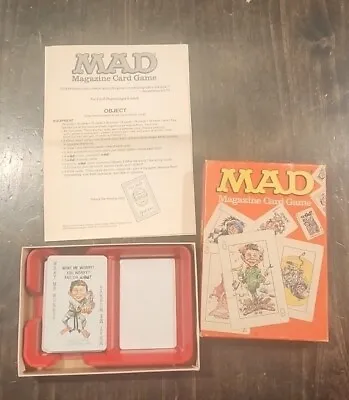 Mad Magazine Card Game 1979 1980 Vintage Parker Brothers #724 Missing 6 Cards  • $19.99