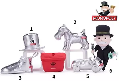 Monopoly - Plush Figures Approx. 25 Cm Large - Selection - NEW • £17.26