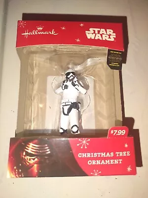 Hallmark Star Wars First Order Stormtrooper Christmas Holiday Tree Ornament NEW • £21.40