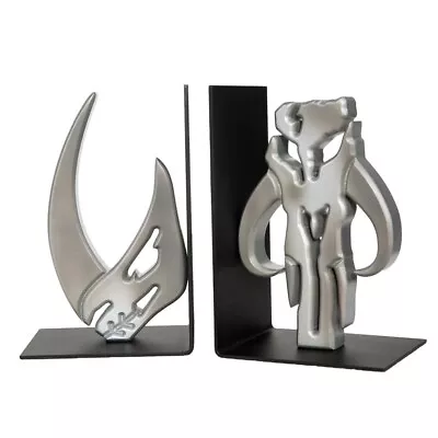 Star Wars The Mandalorian Bookend Set Mythosaur Mudhorn Skulls Heavy Over 6 LBS • $33.25