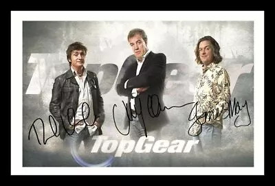 Top Gear - Richard Hammond & Jeremy Clarkson & James May Signed & Framed Photo • £19.99