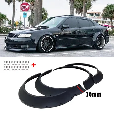 For Saab 9-3 9-5 900 4pcs Matte Fender Flares Wheel Arched CONCAVE Widebody Kit • $99.25