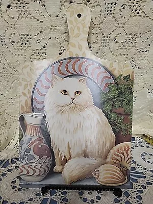 Vintage Wilscombe Melamine Chopping Board With Cat 13 X8   Wall Hanging Decor • $11