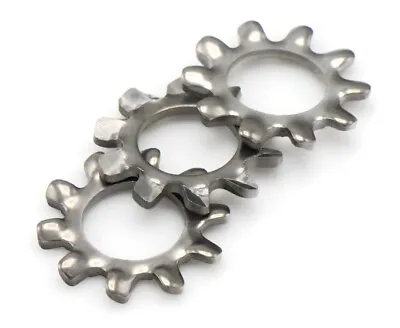 Stainless Steel Lock Washers External Tooth Star Washer - Metric Sizes M4 To M12 • $20