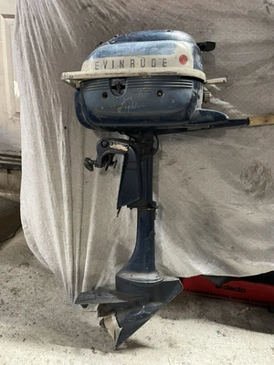 $600 • Buy Vintage 54 Evinrude  Lightwin 3hp Boat Motor