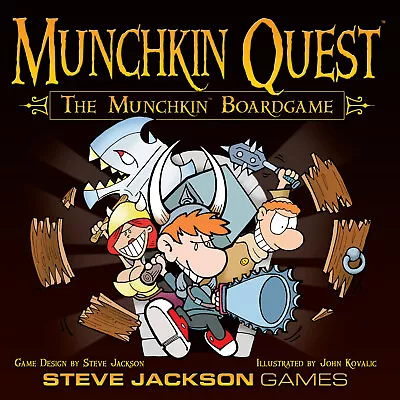 MUNCHKIN QUEST Board Game+ TROLL BOOTH PROMO BRAND NEW FACTORY SEALED 1st Ed OOP • $99.99