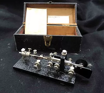 Early Speed-x Morse Key - Great Condition - With Case • $130