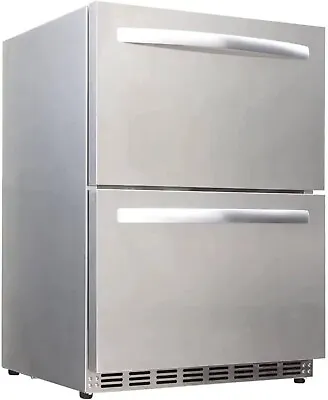 HCK 24 Inch Indoor/Outdoor Undercounter FridgeBuilt-in Beverage Refrigerator • $1399