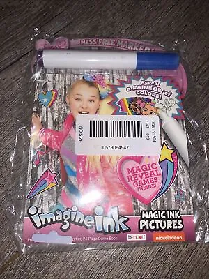 $26.60 • Buy JoJo Siwa Imagine Ink Mess Free Magic Marker Kids Games Activity Book